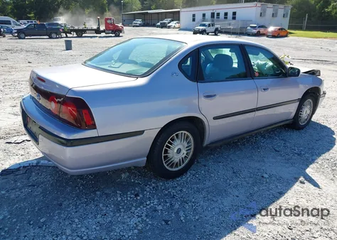 2002 Chevrolet Impala из США, поврежденный, VIN 2G1WF55E429364689